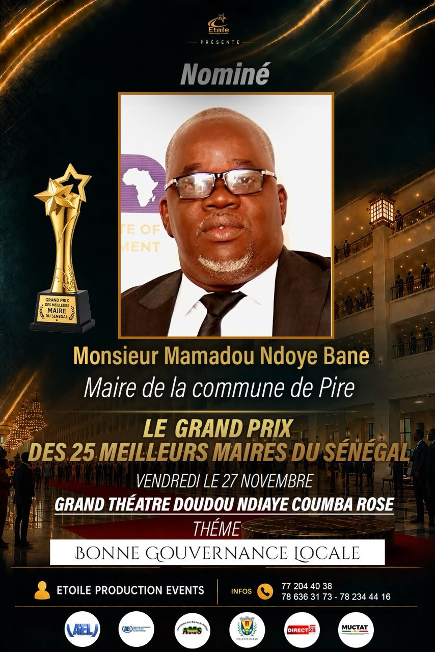 Mamadou Ndoye Bane, Maire de la commune de Pire