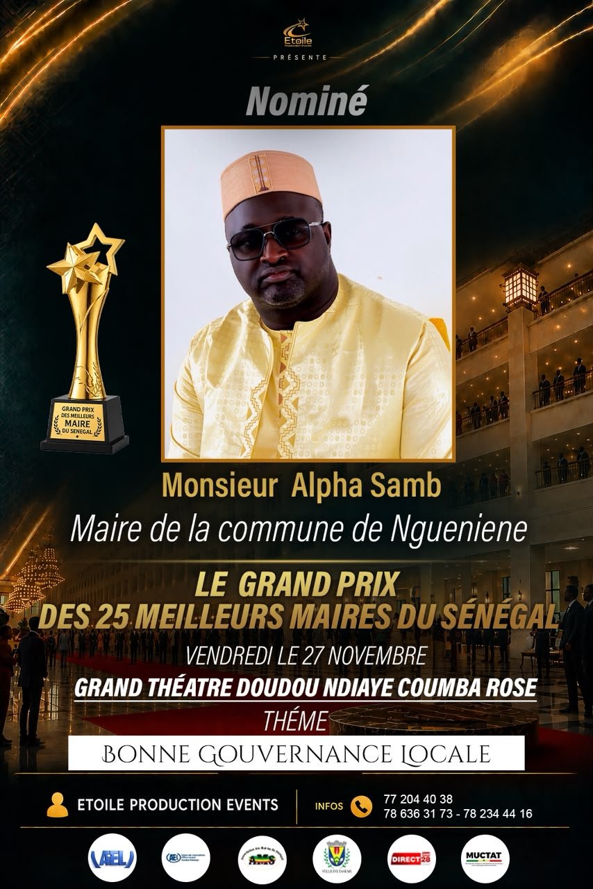 Alpha Samb, Maire de la Commune de Nguéniène