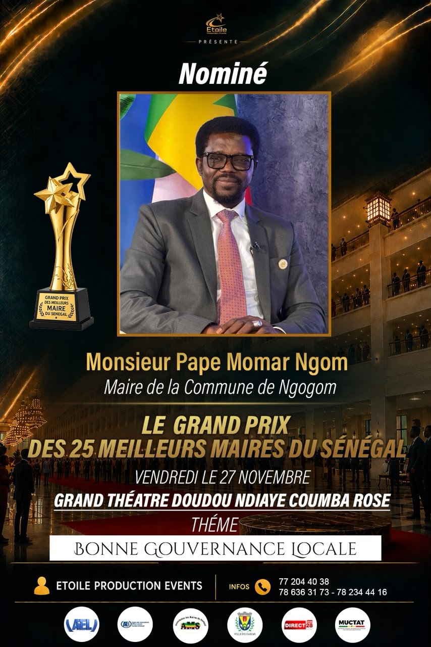 Pape Momar Ngom, Maire de la Commune de Ngogom