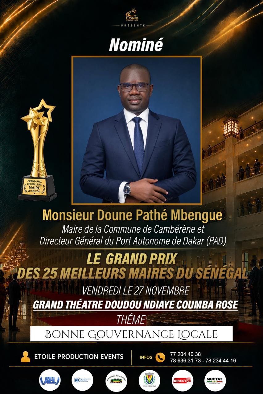 Doune Pathé Mbengue, Maire de la commune de Cambérène