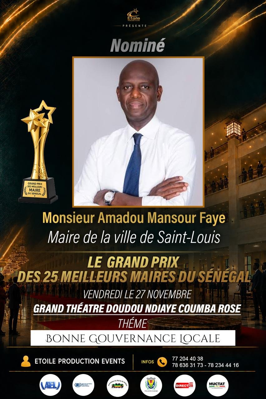Amadou Mansour Faye, Maire de la ville de Saint-Louis