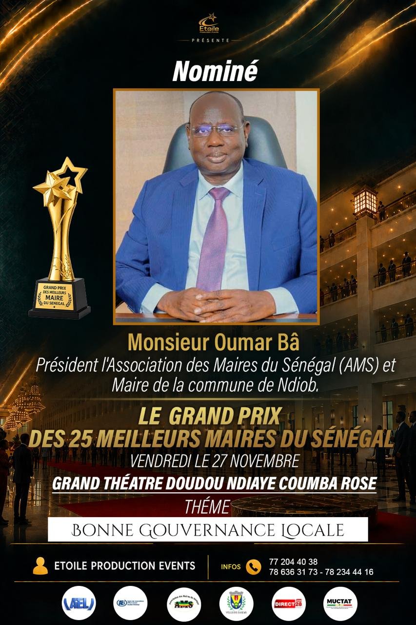 Oumar Bâ, Maire de la commune de Ndiob