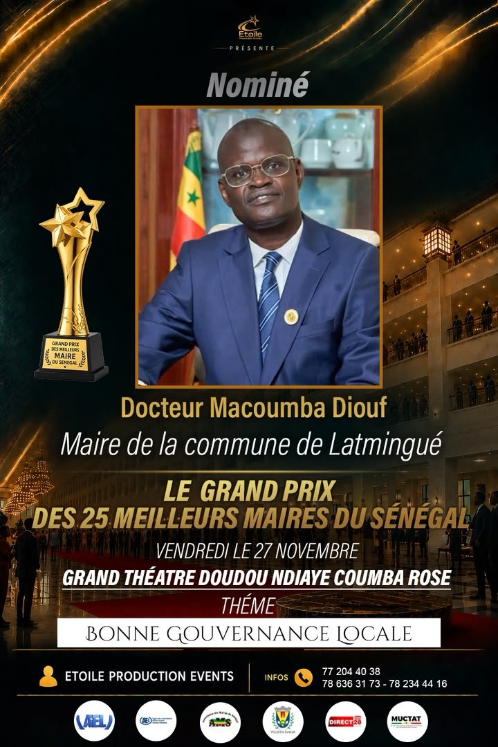 Macoumba Diouf, Maire de la commune de Latmingué